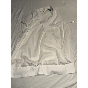 White House White Market White Sleeveless Blouse size Medium